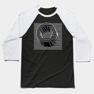 Circle Geometric Lines Baseball T-Shirt